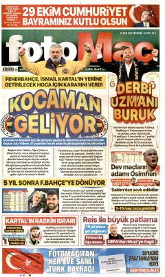 Fotomaç Gazetesi Manşetleri