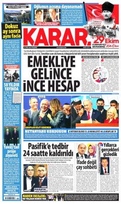 Karar Gazetesi Manşetleri