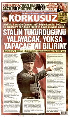 Korkusuz Gazetesi Manşetleri