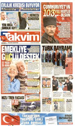 Takvim Gazetesi Manşetleri