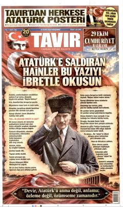 Tavır Gazetesi Gazetesi Manşetleri