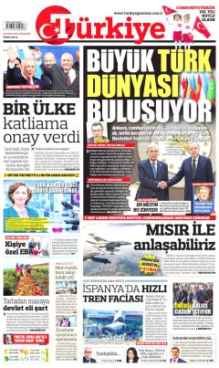 Türkiye Gazetesi Gazetesi Manşetleri