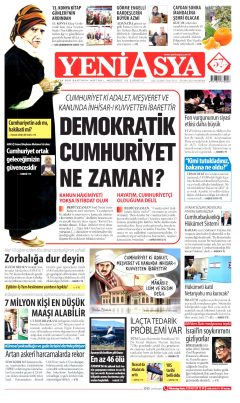 Yeni Asya Gazetesi Manşetleri